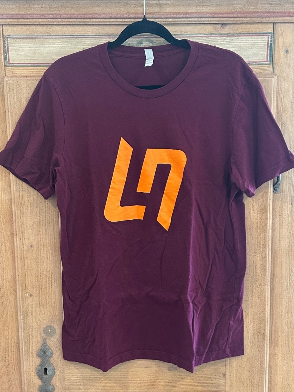 Men's - CANVAS - Burgundy / Wine Lando Norris T-Shirt - Orange LN Graphic - L